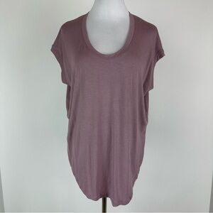 Athleta Purple Soft Tee Size Medium